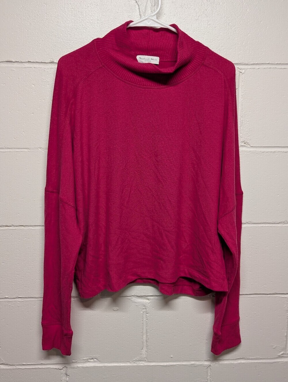 MICHAEL STARS Women's Red Turtleneck Sweater Anthropologie (XL)